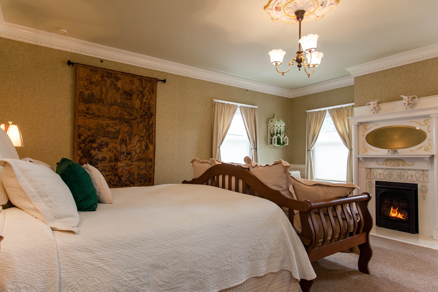 Stay in the Rutherford Room at our inn and indulge in Anette's Chocolates